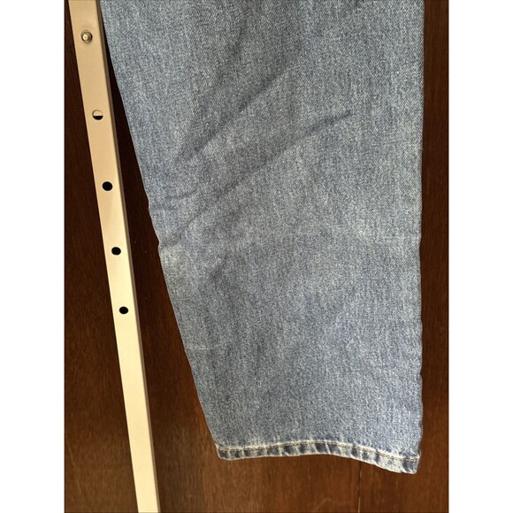 Levis 550 Jeans Mens 40x32 100% Cotton Blue Straight Leg - Picture 4 of 9